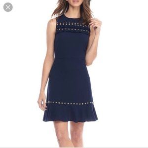 Michael Kors navy sleeveless dress
